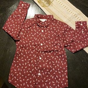 Long sleeve button down shirt